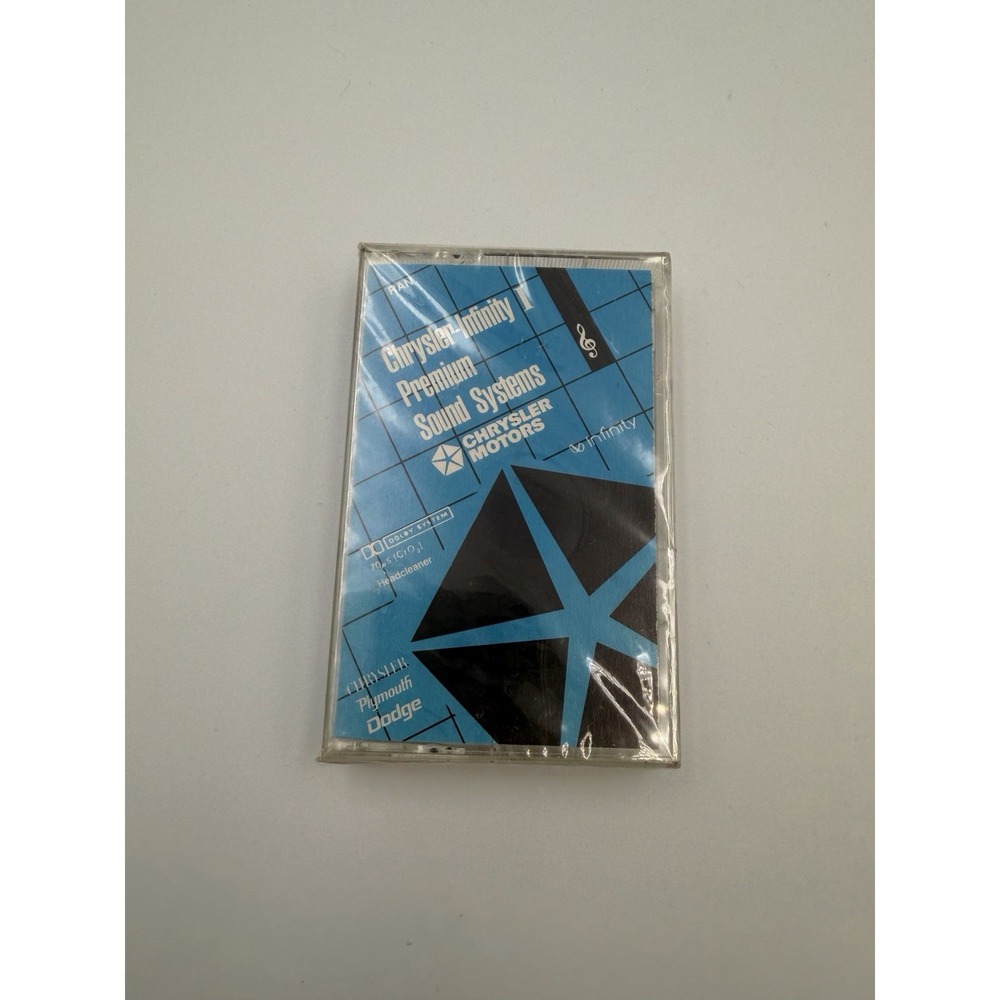 Vintage Chrysler Infinity I Premium Sound System Demo Audio Cassette 1988